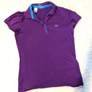 Purple Helly Hansen Golf Polo